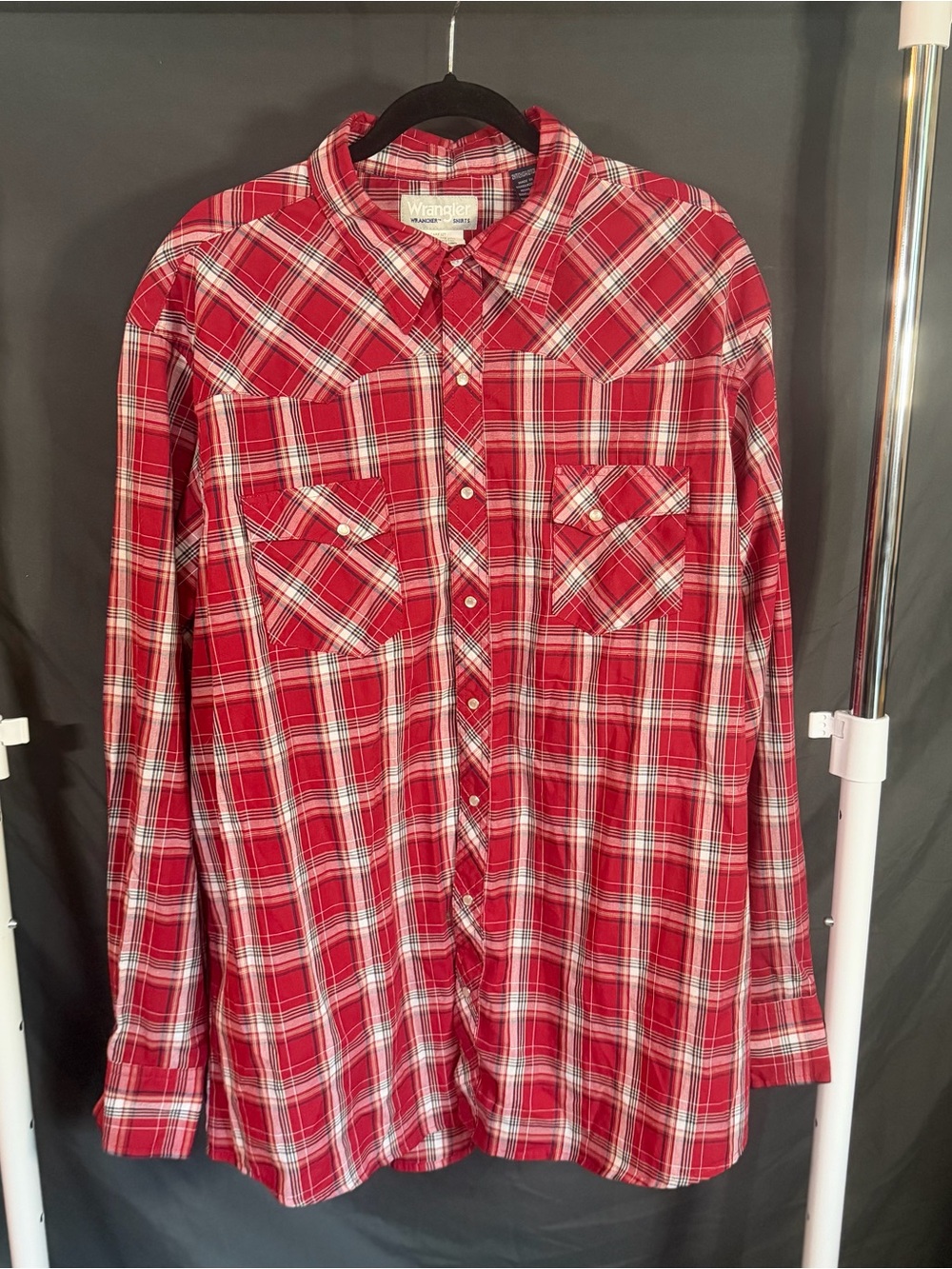 Men’s Wrangler Wrancher Pearl Snap Shirt